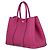 Hermès Borsa Tote Hermes Garden TPM in Rose Purple Porpora - vista 2