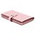 Cartera larga Hermès Bearn Soufflé en Rose Sakura Rosa - vista 2