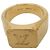 Anello sigillo Louis Vuitton placcato oro D'oro - vista 5