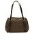 Borsa a tracolla tote Louis Vuitton Damier Rivington GM Marrone