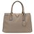 Borsa Tote Prada Galleria Saffiano Grigio
