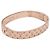 Bracciale rigido Louis Vuitton Monogram Cuff Nanogram in oro rosa D'oro - vista 3