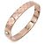 Bracciale rigido Louis Vuitton Monogram Cuff Nanogram in oro rosa D'oro - vista 4