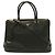 Borsa a mano/Borsa a tracolla in pelle Saffiano Lux di Prada Nero