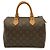 Borsa Louis Vuitton Monogram Speedy 25 Marrone - vista 2