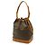 Borsa a Spalla Louis Vuitton Monogram Noe Marrone - vista 3