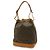Borsa a Spalla Louis Vuitton Monogram Noe Marrone - vista 3