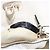Tote Valentino Garavani Rockstud en cuir souple Small Blanc - vue 6