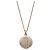 Collana con catena e placca tonda Chanel Coco Mark - vista 2