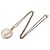 Collana con catena e placca tonda Chanel Coco Mark - vista 3