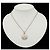 Collana con catena e placca tonda Chanel Coco Mark - vista 7