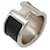 Ring Hermès Anello a fascia Hermes Olympe GM Nero Argento  - vista 1