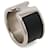 Ring Hermès Anello a fascia Hermes Olympe GM Nero Argento  - vista 3