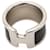 Ring Hermès Anello a fascia Hermes Olympe GM Nero Argento  - vista 5