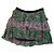Autre Marque Gryphon New York Minifalda con volantes estampado floral Rosa Azul Verde Púrpura