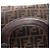 Borsa Fendi Zucca Marrone Beige Nero Pelle e Tela - vista 7