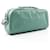 Borsa a tracolla in nappa antique Prada Verde - vista 2