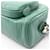 Borsa a tracolla in nappa antique Prada Verde - vista 6