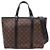 Tote Weekend PM Louis Vuitton Monogram Macassar Marrone Nero