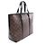 Tote Weekend PM Louis Vuitton Monogram Macassar Marrone Nero - vista 2