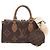 Borsa Louis Vuitton OnTheGo EW Monogram Giant Reverse Marrone