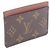 Tarjetero Monogram Simple Louis Vuitton Castaño - vista 2