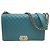 Borsa a tracolla Chanel Boy Chanel 25 Matelassé in blu - vista 2