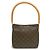 Sac à épaule Louis Vuitton Monogram Looping MM Marron - vue 2