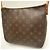 Sac à épaule Louis Vuitton Monogram Looping MM Marron - vue 4