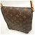 Borsa a tracolla Louis Vuitton Monogram Musette Salsa Marrone - vista 9
