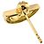 Céline Orecchini a lobo Celine Diamond 0.03ct in oro giallo 18K - vista 3