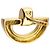 Céline Orecchini a lobo Celine Diamond 0.03ct in oro giallo 18K - vista 4