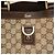 Borsa Tote Gucci Abbey marrone in tela GG e pelle - vista 9
