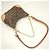 Borsa a tracolla Louis Vuitton Monogram Nano Boulogne Marrone - vista 3
