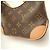 Borsa a tracolla Louis Vuitton Monogram Nano Boulogne Marrone - vista 8