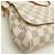 Borsa a tracolla Louis Vuitton Damier Azur Favorite MM Blu - vista 13