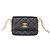 Borsa Chanel Black Quilted Lambskin Pearl Flap Nero - vista 10
