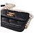 Borsa Chanel Black Quilted Lambskin Pearl Flap Nero - vista 16