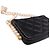 Borsa Chanel Black Quilted Lambskin Pearl Flap Nero - vista 17