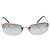 CHANEL Sonnenbrille Rimless CC Metall Grau CC Auth am12112M Braun - Ansicht 2