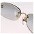 CHANEL Sonnenbrille Rimless CC Metall Grau CC Auth am12112M Braun - Ansicht 9