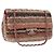 CHANEL Matelasse 25 Chain Shoulder Bag Raffia Multicolor Silver CC Auth 190691SM Argento Multicolore