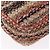 CHANEL Matelasse 25 Chain Shoulder Bag Raffia Multicolor Silver CC Auth 190691SM Argento Multicolore - vista 12