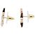 Orecchini CHANEL Rhinestone COCO Mark Metallo Tonalità Oro CC Auth SW2653SM - vista 13
