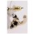 Orecchini a cerchio CHANEL Motif COCO Mark in Metallo Oro Bianco CC Auth SW2656SM D'oro - vista 10