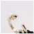 Orecchini a cerchio CHANEL Motif COCO Mark in Metallo Oro Bianco CC Auth SW2656SM D'oro - vista 5