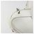 Borsa Duffel Triangle BALENCIAGA in pelle 2way Bianco Argento 527272 Auth bs35637A - vista 17