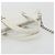 Borsa Duffel Triangle BALENCIAGA in pelle 2way Bianco Argento 527272 Auth bs35637A - vista 7