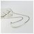 Borsa Duffel Triangle BALENCIAGA in pelle 2way Bianco Argento 527272 Auth bs35637A - vista 9