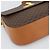 16 Céline Borsa a Spalla CELINE Macadam Canvas PVC Pelle Marrone Oro Auth BA14393 D'oro - vista 11